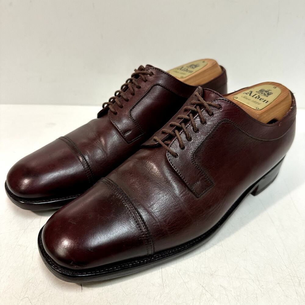 FULLY RESOLED J.M. Weston Cap Toe Derby Burgundy Calf Made France UK 6 / US 7 D